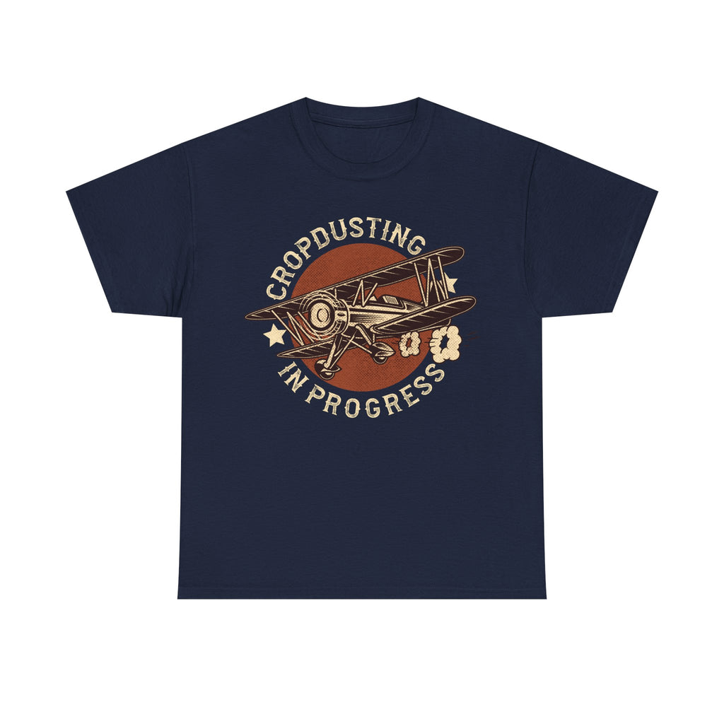 Cropdusting In Progress Vintage Airplane Tee