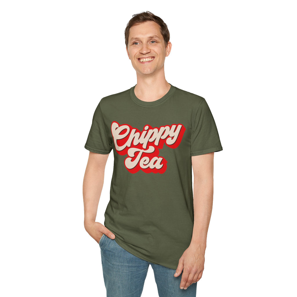 Chippy Tea, Funny Northern Humour Fish And Chips T-Shirt