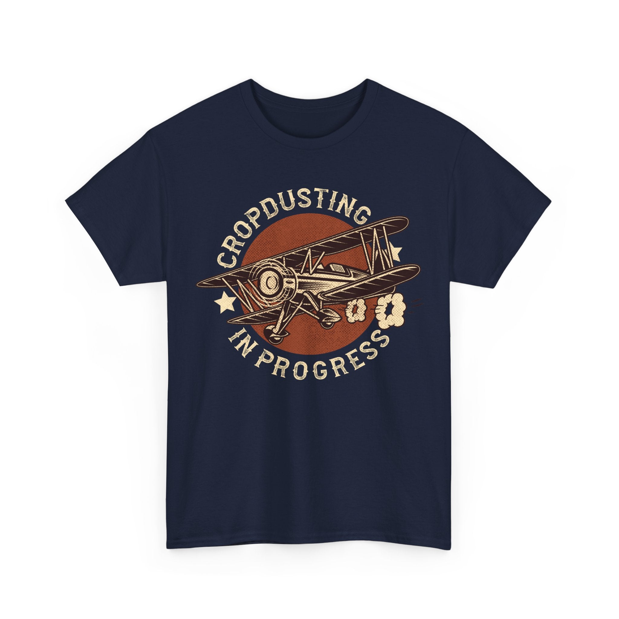 Cropdusting In Progress Vintage Airplane Tee