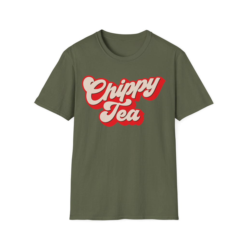Chippy Tea, Funny Northern Humour Fish And Chips T-Shirt