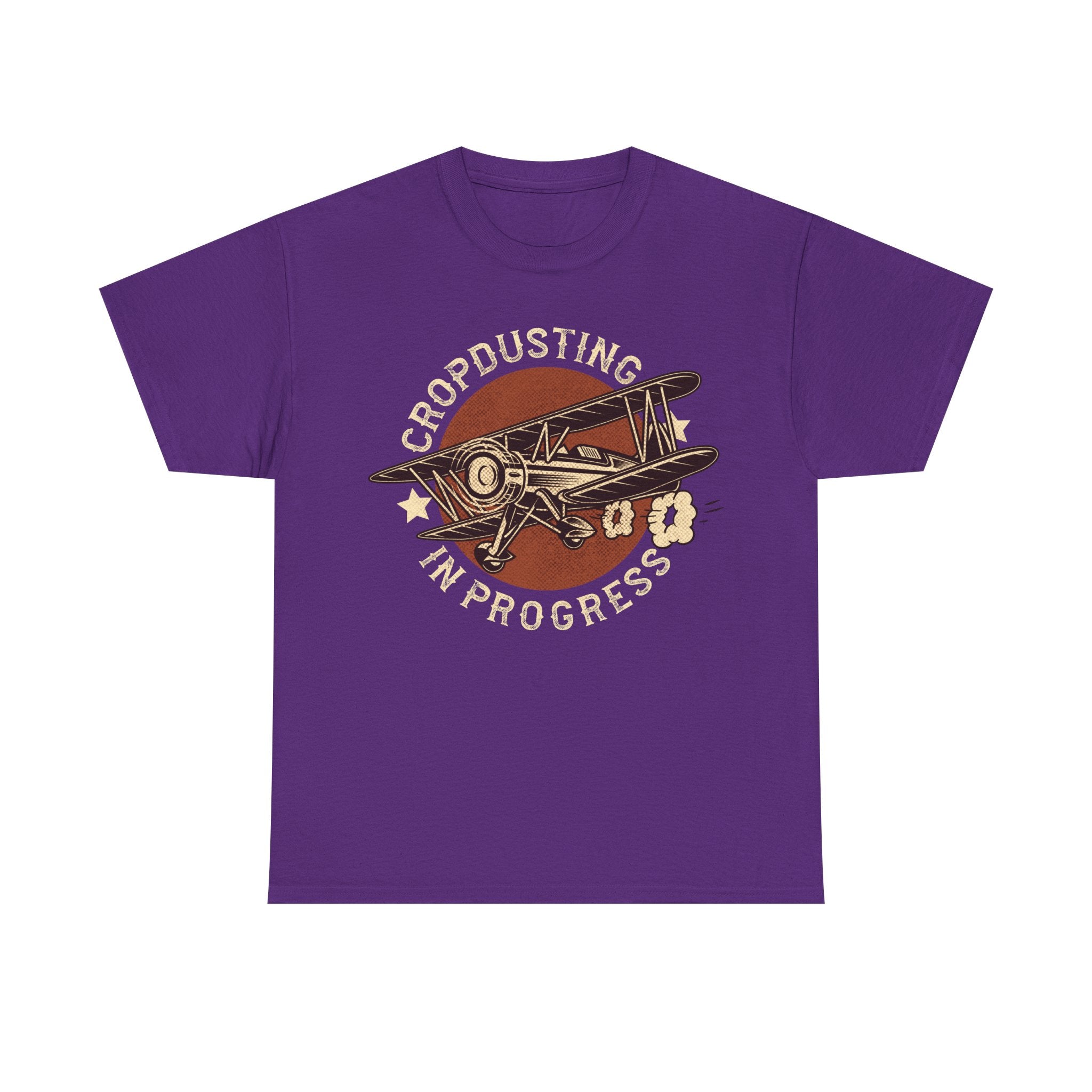 Cropdusting In Progress Vintage Airplane Tee