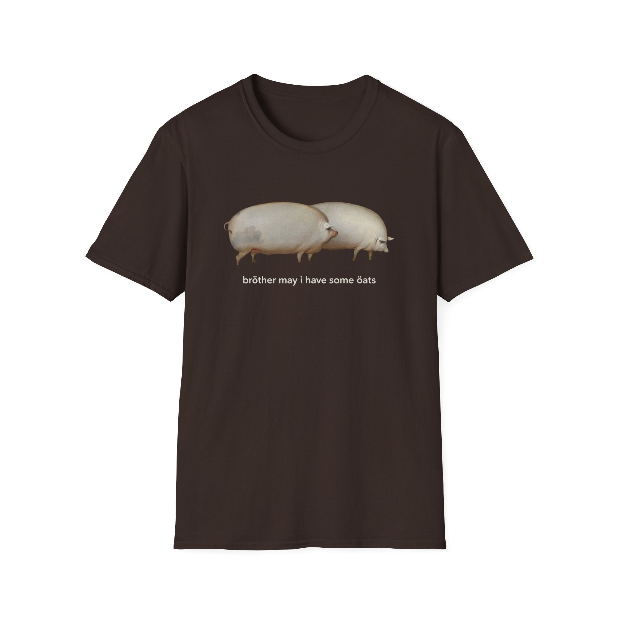 Pig Duo Meme T-Shirt — Brother May I Have Some Oats Tee