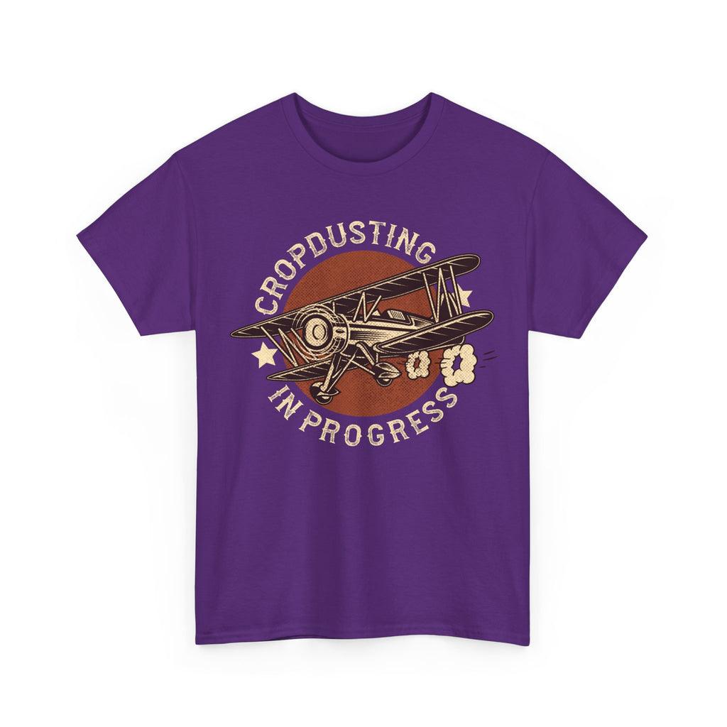 Cropdusting In Progress Vintage Airplane Tee