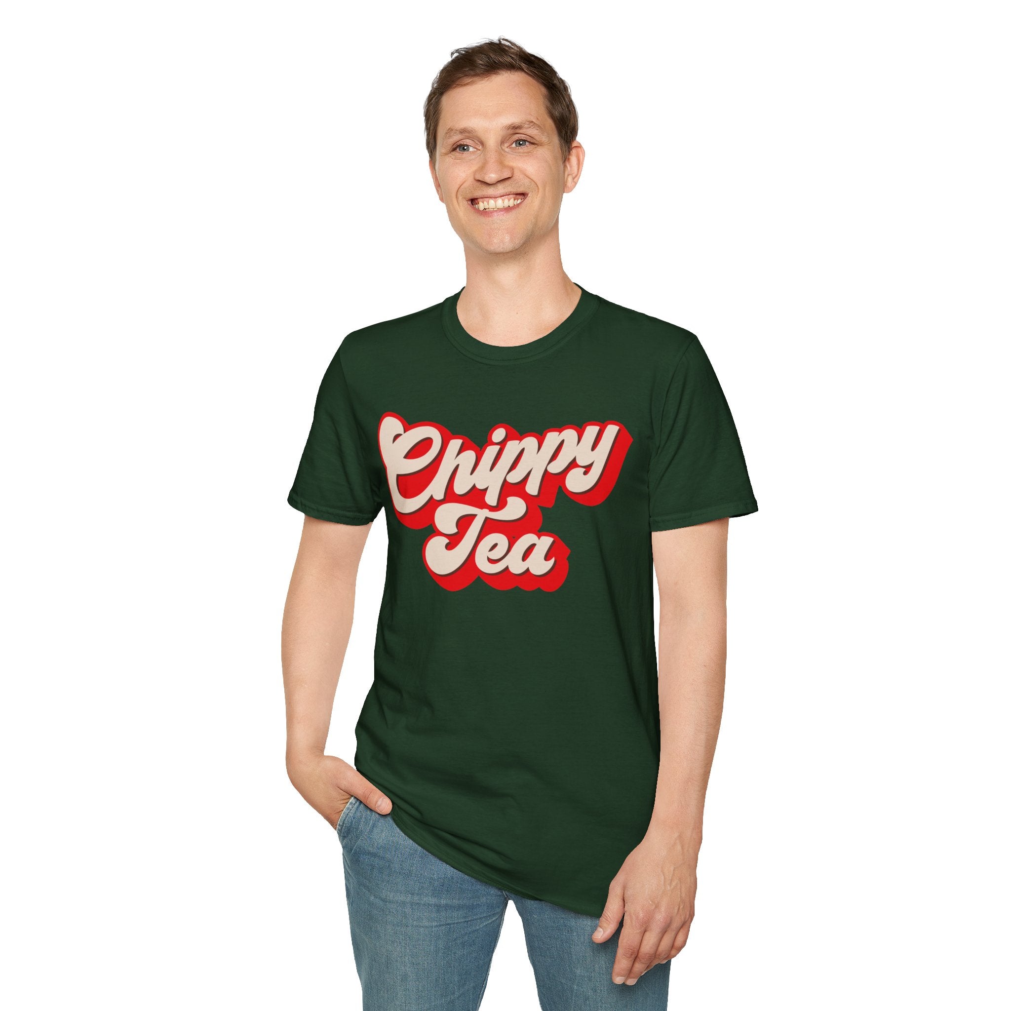 Chippy Tea, Funny Northern Humour Fish And Chips T-Shirt