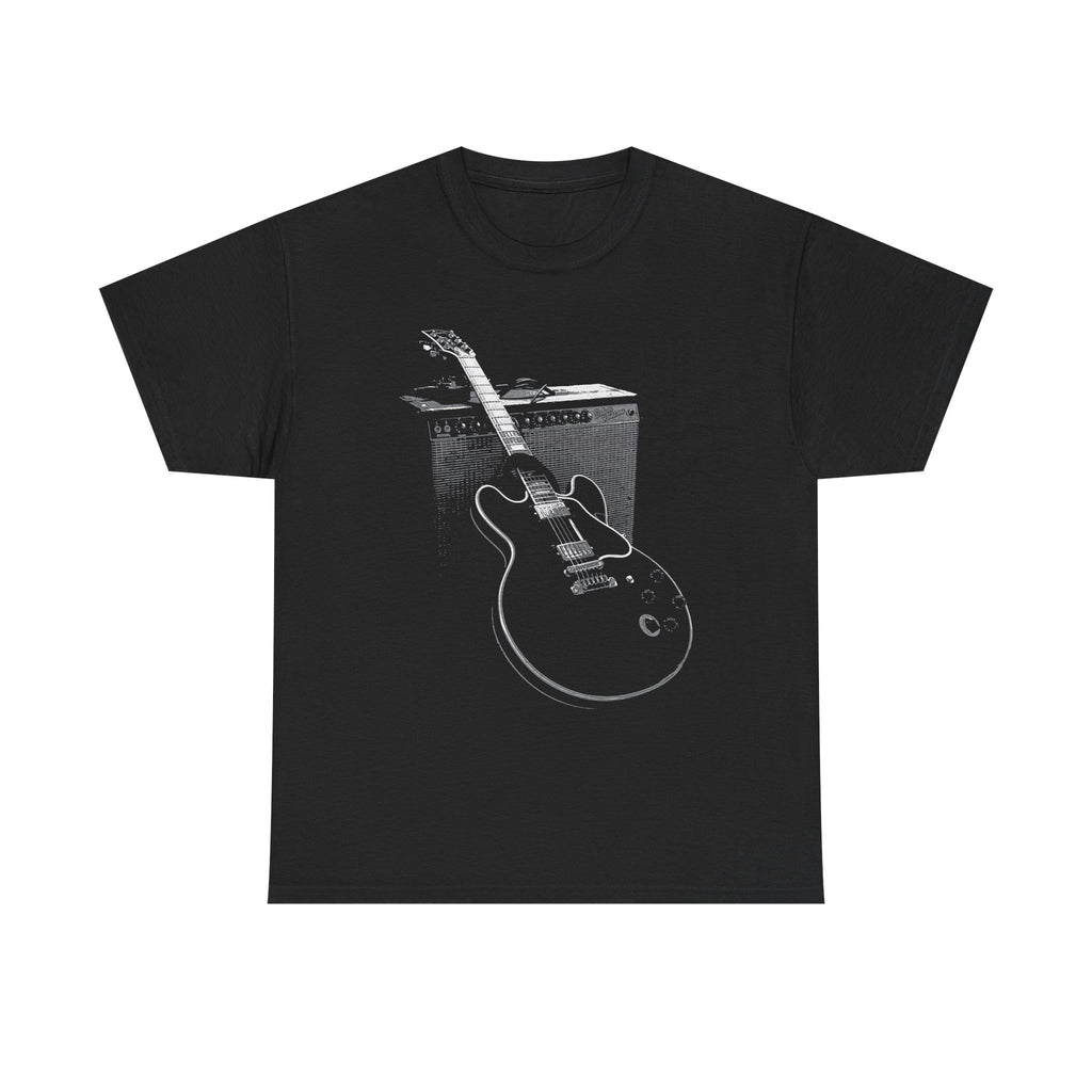 Electric Guitar & Amp Tee — Vintage Blues Rock Guitar Graphic T-Shirt