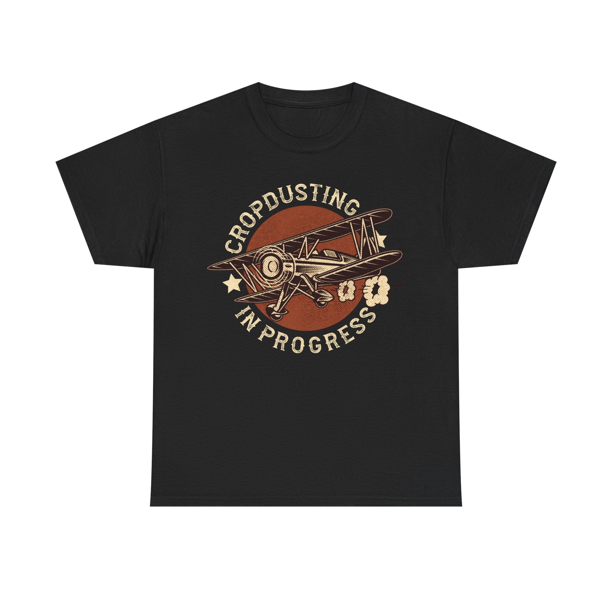 Cropdusting In Progress Vintage Airplane Tee