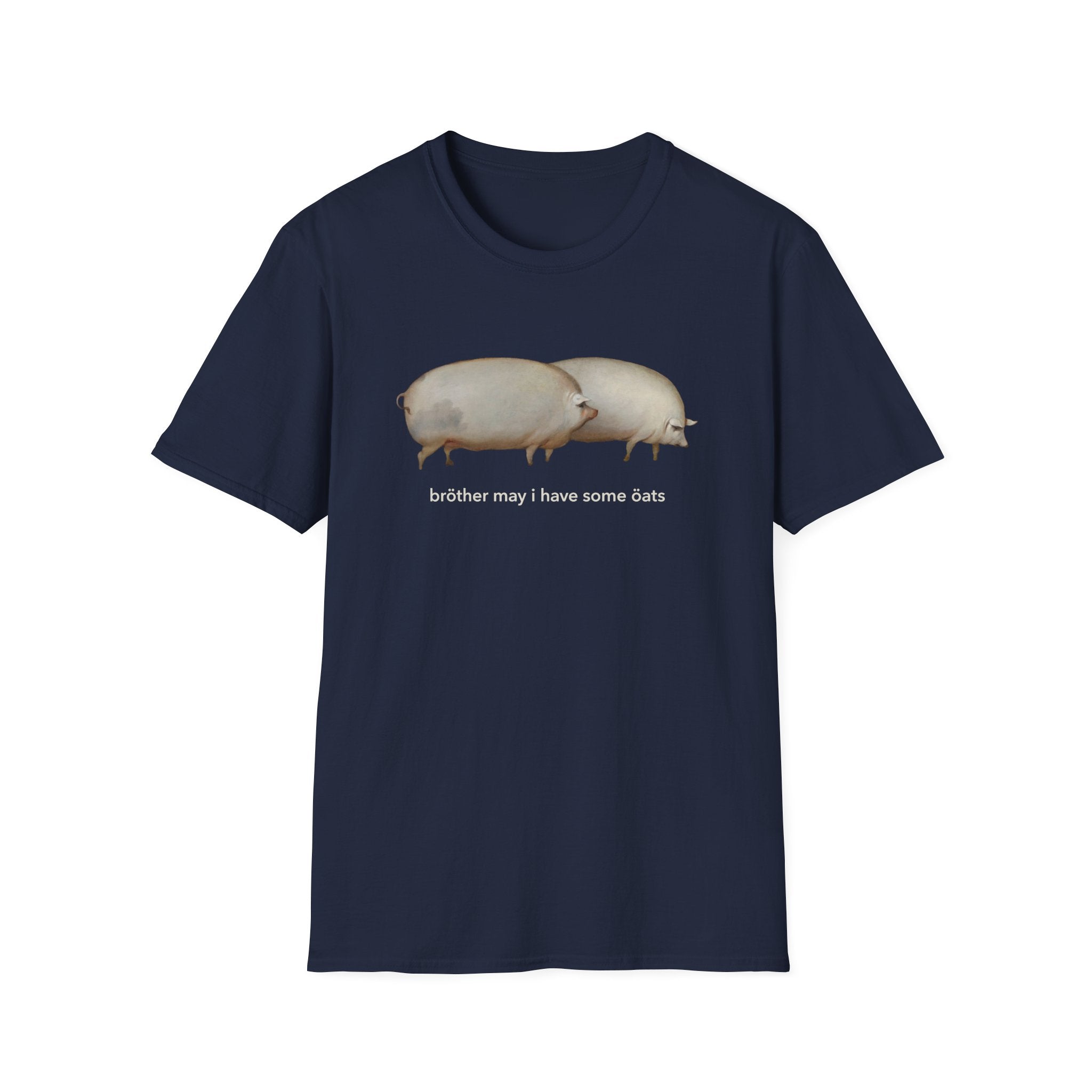Pig Duo Meme T-Shirt — Brother May I Have Some Oats Tee
