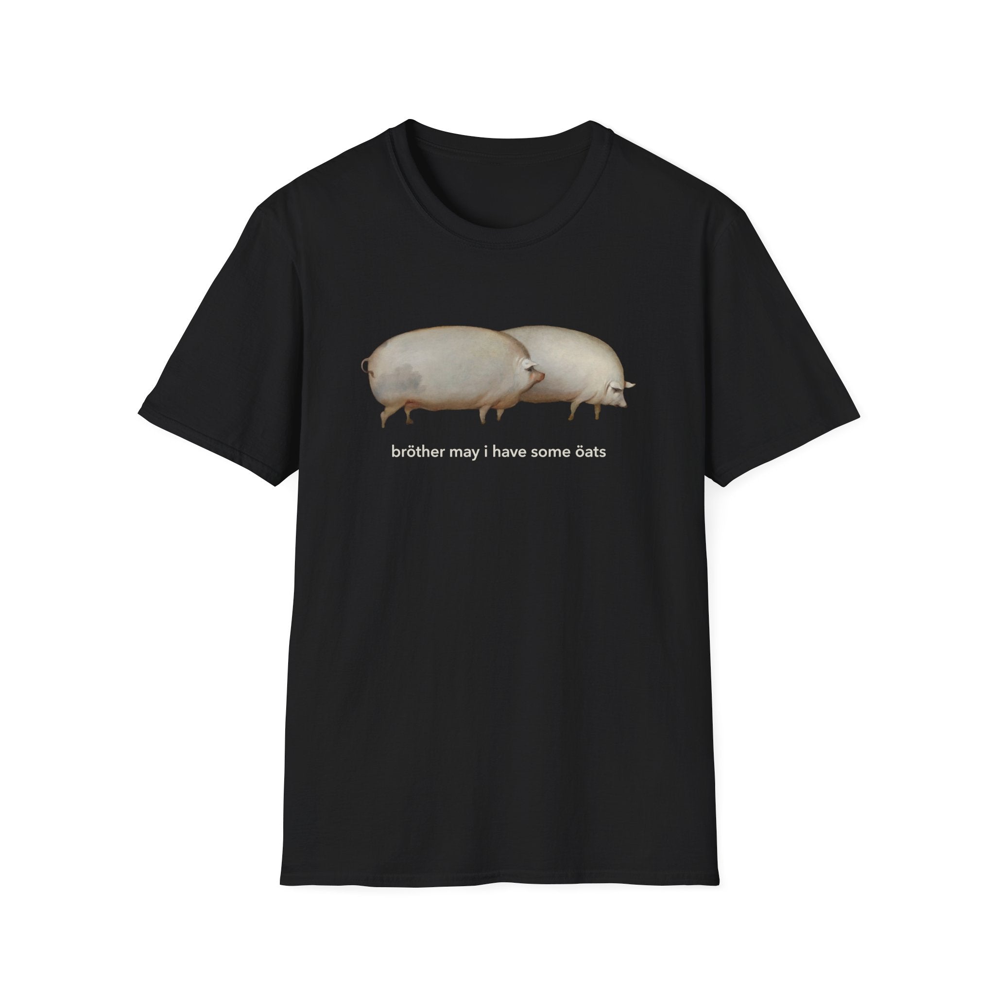 Pig Duo Meme T-Shirt — Brother May I Have Some Oats Tee