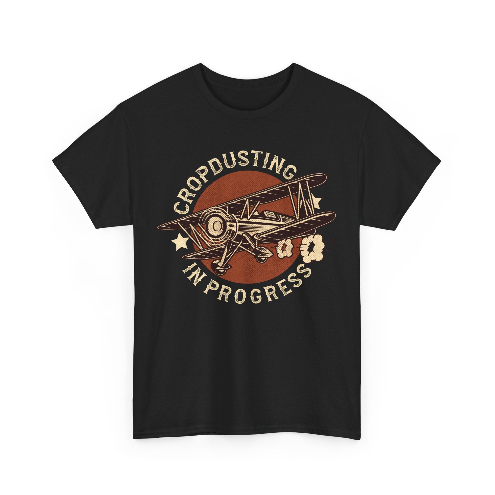 Cropdusting In Progress Vintage Airplane Tee